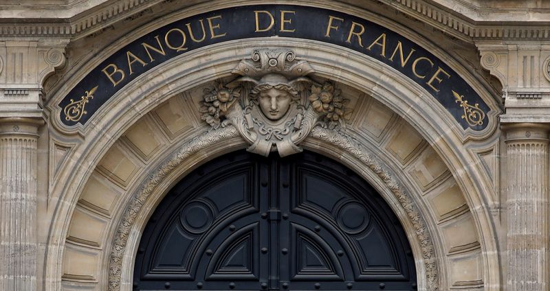 Facade du siège de la Banque de France à Paris
