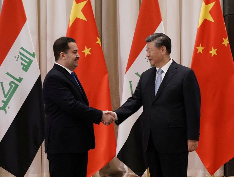 Iraqi Prime Minister al-Sudani meets with Chinese President Xi in Riyadh