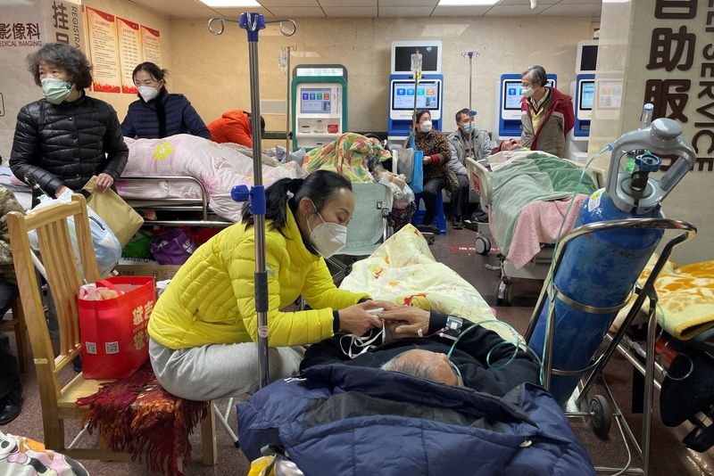 FILE PHOTO: View of a hospital as COVID-19 outbreak continue in Shanghai