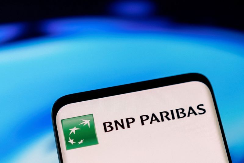 FILE PHOTO: Illustration shows BNP Paribas logo
