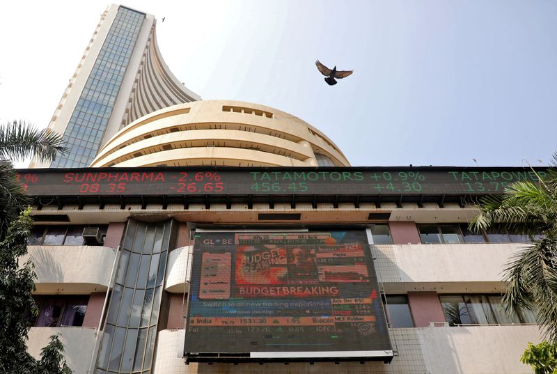 INDIA STOCKS-Reliance, financials drag Indian shares ahead of GDP data