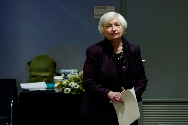 FOTO DE ARCHIVO: La secretaria del Tesoro de Estados Unidos, Janet Yellen