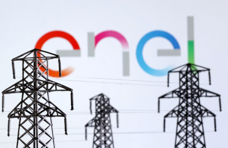 FOTO DE ARCHIVO: El logo de Enel 