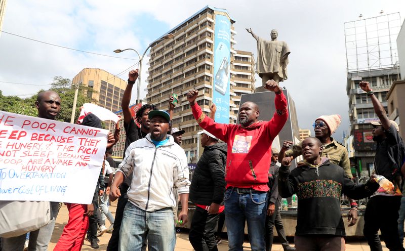 Kenyan police fire tear gas at protesters marching against finance bill - Stock market news