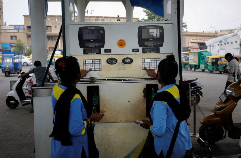Fuel sales in India have slowed due to the rainy season