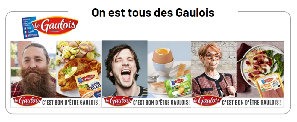 La nouvelle campagne publicitaire de la marque Le Gaulois, groupe LDC