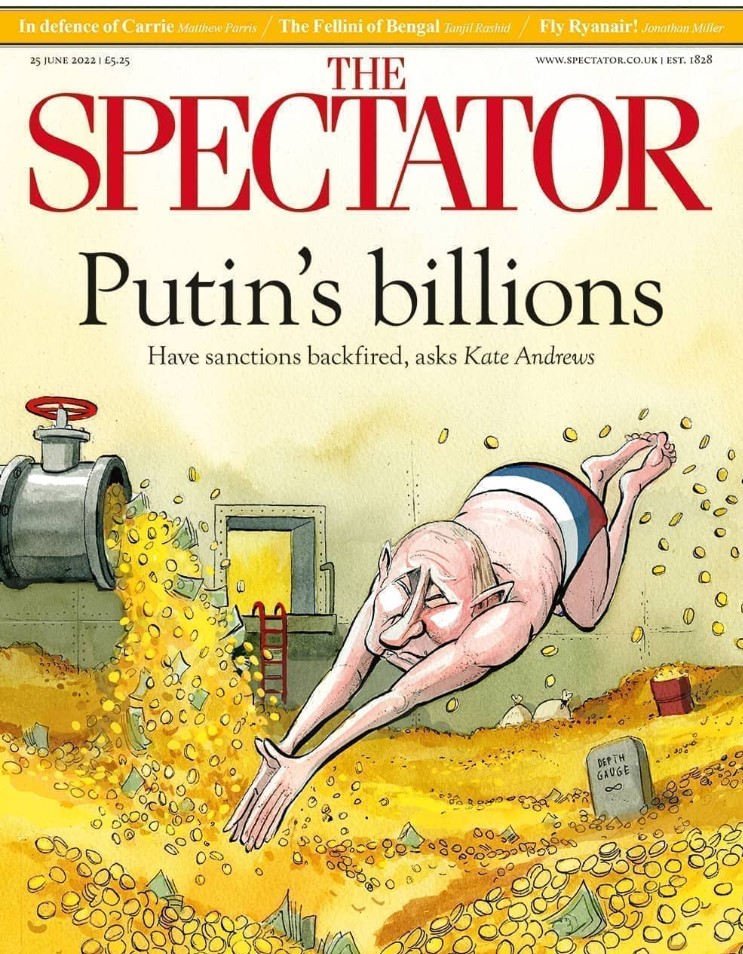Les excellentes illustrations du Spectator, ici la dernière édition